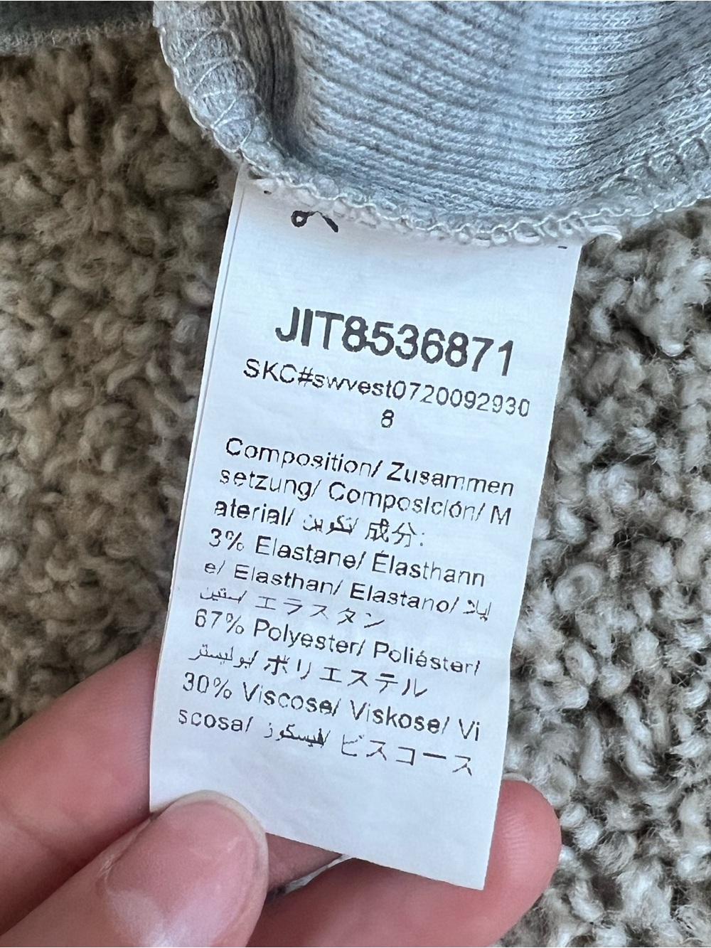 Heather Gray Ribbed Button-Front Crop Tank Top - Picture 4 of 4